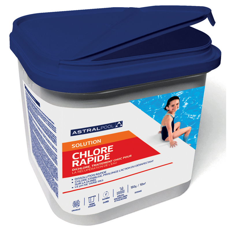 CHLORE RAPIDE GRANULÉS 5KG