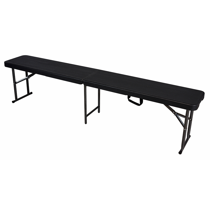 BANC (183x30x43CM) IMITATION BOIS NOIR