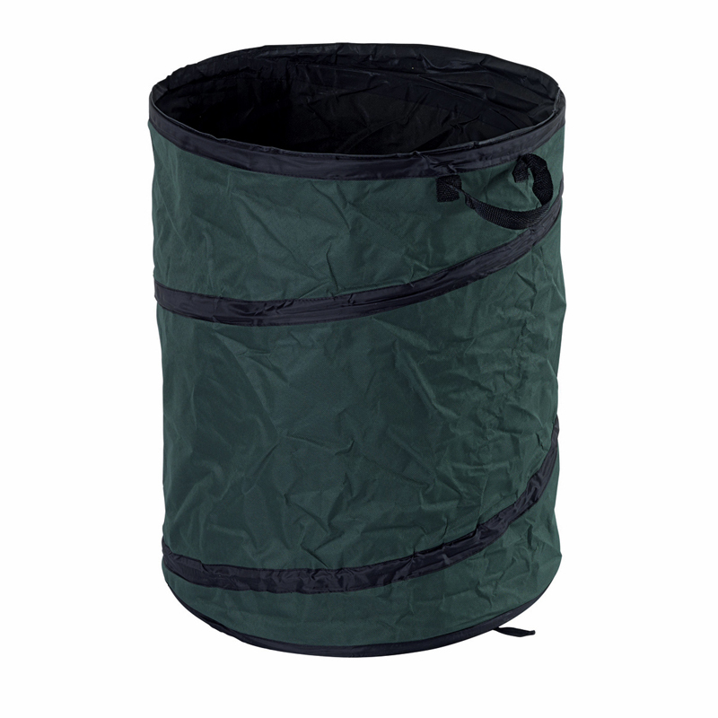 CONTAINER DE JARDIN 160 LITRES PLIABLE AVEC 3 POIGNEES. HAUTEUR 70 CM DIAMETRE: 55