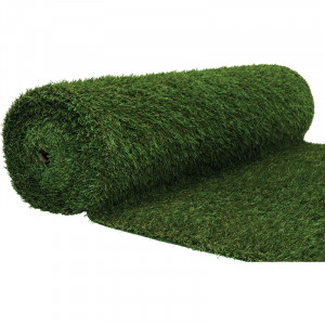 GAZON ARTIFICIEL WERKAPRO EN POLYETHYLENE, DIMENSION 1X4M, EPAISSEUR 2 CM, ANTI UV, GARANTIE 3 ANS.