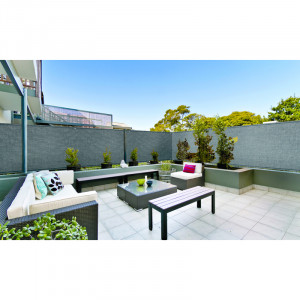 BRISE VUE VERT EN POLYETHYLENE