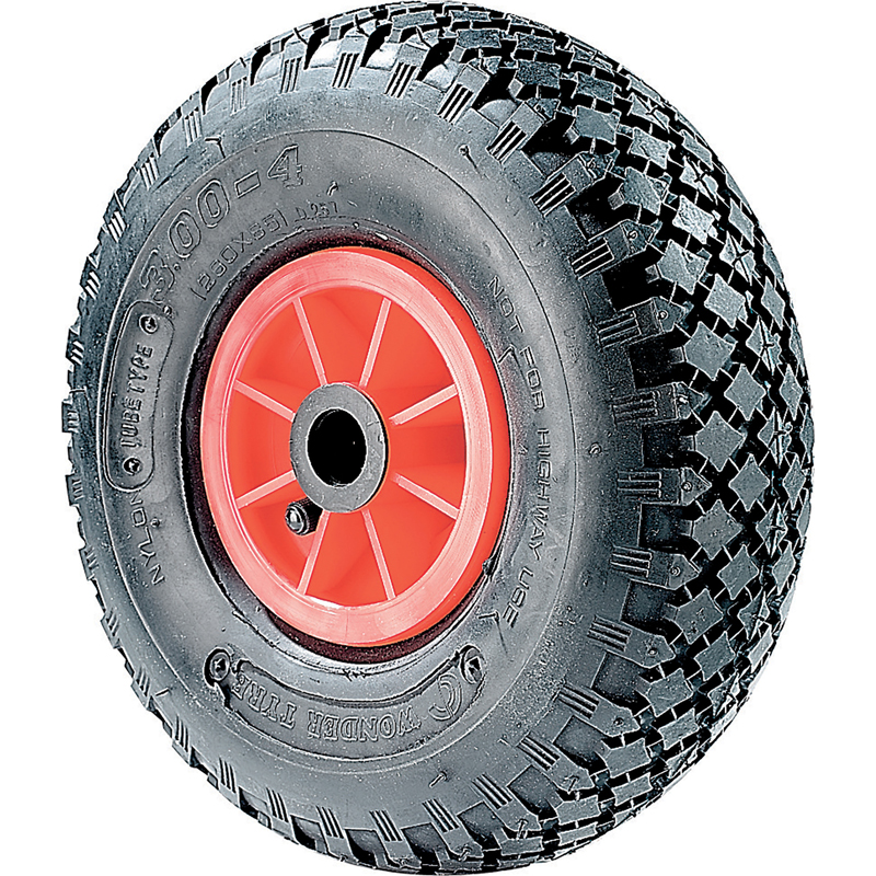 ROUE GONFLABLE 10 DIAMETRE 260MM , LARGEUR 85MM, ALESAGE 25MM"