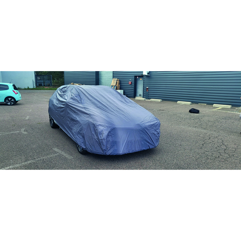 HOUSSE PROTECTION LUXE DOUBLEE VEHICULE TYPE BERLINE 3 VOLUMES. TAILLE S 406 X 165 X 119 CM, SON INT – Image 3