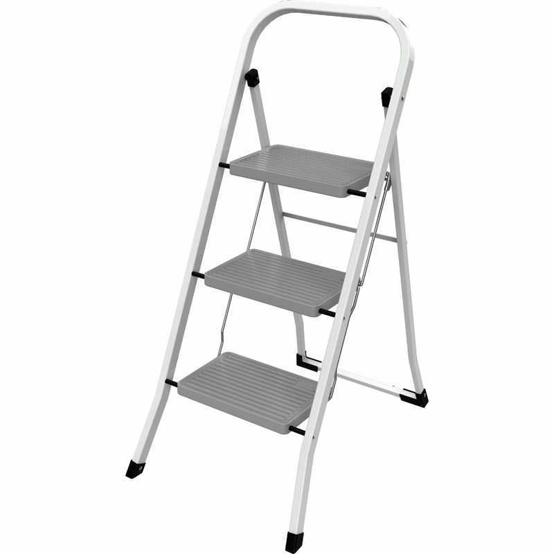 MARCHEPIED 3 MARCHES PLIABLE WERKAPRO, HAUTEUR DE LA DERNIERE MARCHE 70,5CM, TRES SECURISANT, FAIBL