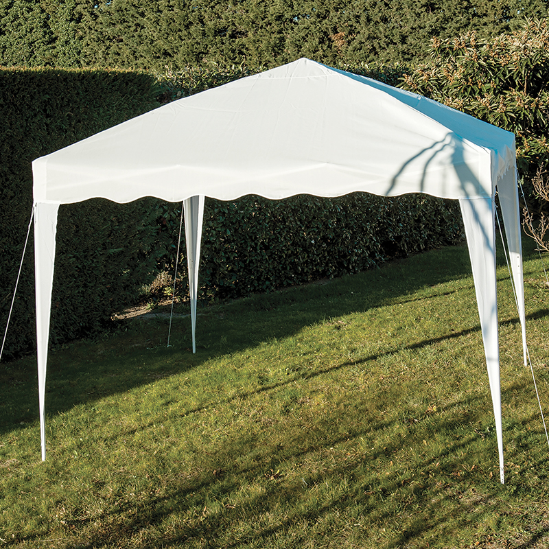 TENTE PLIABLE 3X3M BLANCHE SE MONTE ET SE DEMONTE EN UN CLIN D'ŒIL GRÂCE À UN INGENIEUX SYSTEME DE P – Image 2