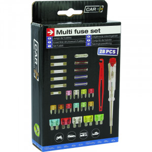 BOITE DE FUSIBLES + ACCESSOIRES 28 PIECES