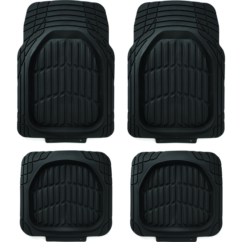 TAPIS CAOUTCHOUC DEEP DISH NOIR - 4PCS – Image 2