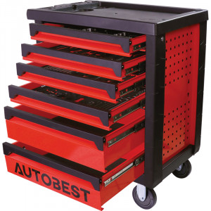 SERVANTE, 6 TIROIRS EQUIPEE 170 OUTILS