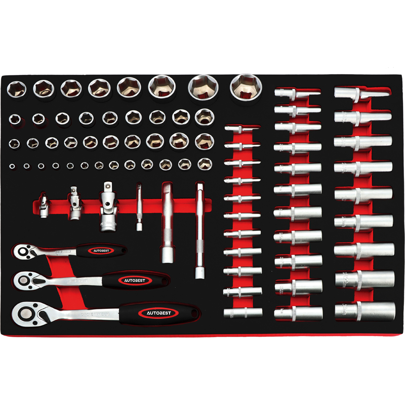 SERVANTE, 3 TIROIRS EQUIPEE 117 OUTILS – Image 2