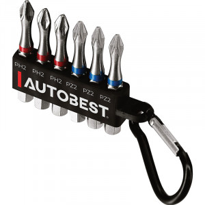 JEU DE 6 EMBOUTS PHILIPS ET POZIDRIVE