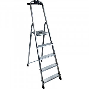 ESCABEAU ALUMINIUM - 5 MARCHES 2m98