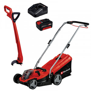 Kit Tondeuse à gazon et coupe bordures sans fil GE-CM 18/33-2 Li