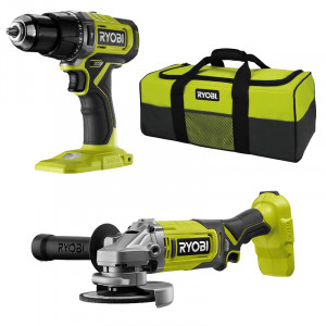 Duo perceuse visseuse percussion + meuleuse 18V