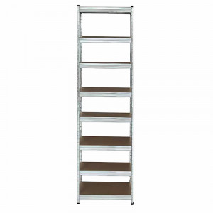 ÉTAGÈRE CHARGE LOURDE ÉTROITE 8 PLATEAUX 720KG (DIMENSIONS 40X40X180CM) 90KG PAR ÉTAGÈRE