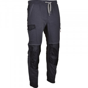 TECHNO pantalon molleton taille ‚lastiqu‚e S GRIS/NOIR