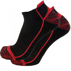 POSEIDON lot 2 paires chaussettes sans tiges 39/42 NOIR