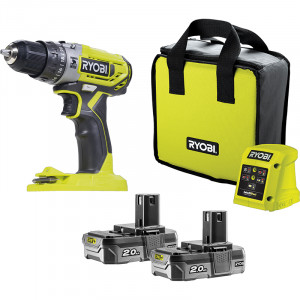 Perceuse-visseuse percu ss fil comp 18V 2 batt lith 2,0Ah - charg 1,5A