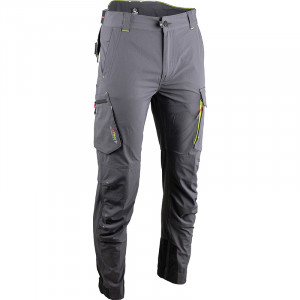 SOLAIRE - Pantalon stretch 4 WAY homme 38 GRIS NUIT