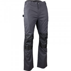 TERRESTRE - Pantalon multi poches + PG GRIS CHARCOAL