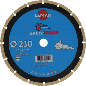 DISQUE CARBURE MULTIMATERIAUX D230X22.23 BOIS